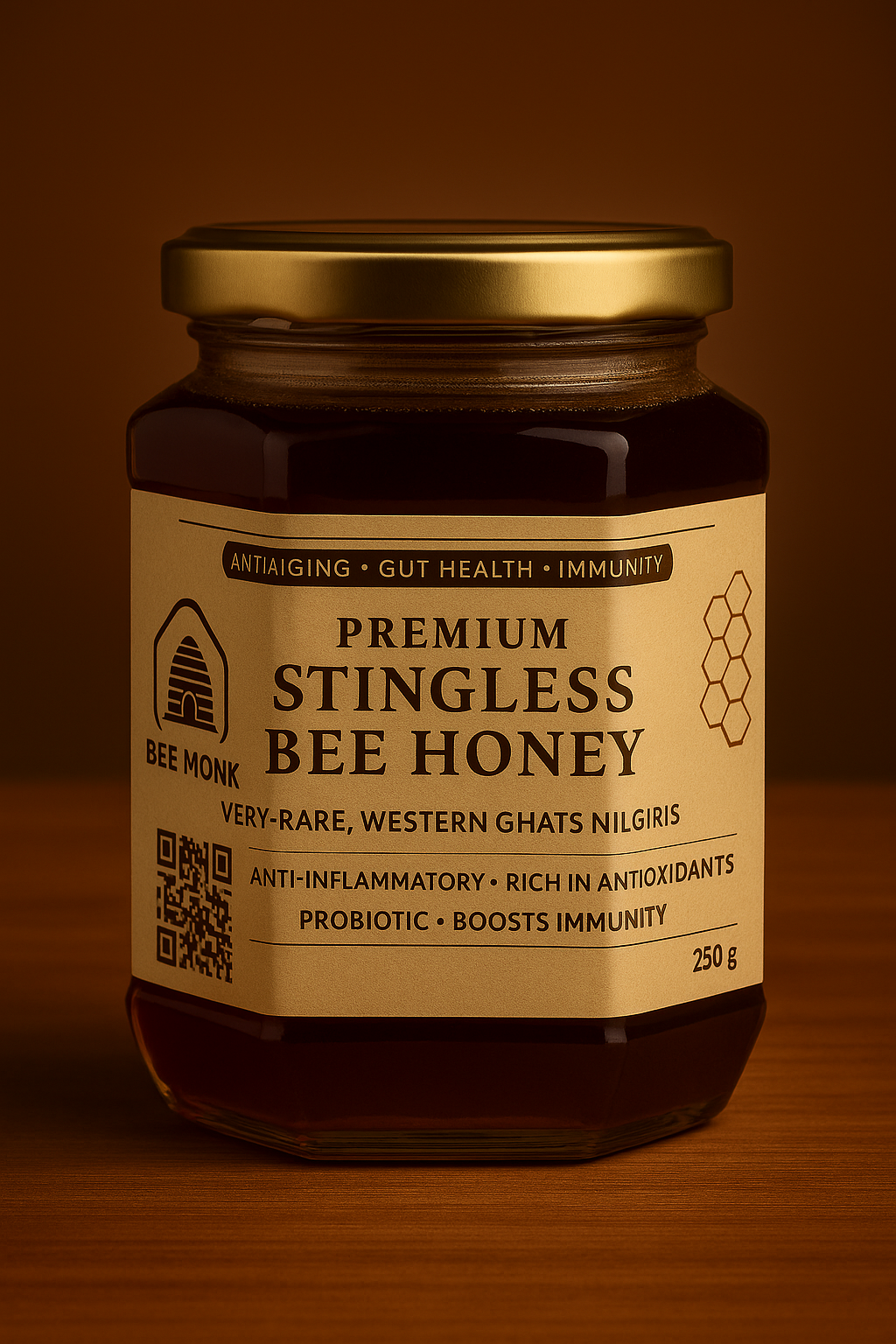 Premium Rare Stingless Bee Honey : Nilgiris | AntiAging-Gut-Immunity-Vitality