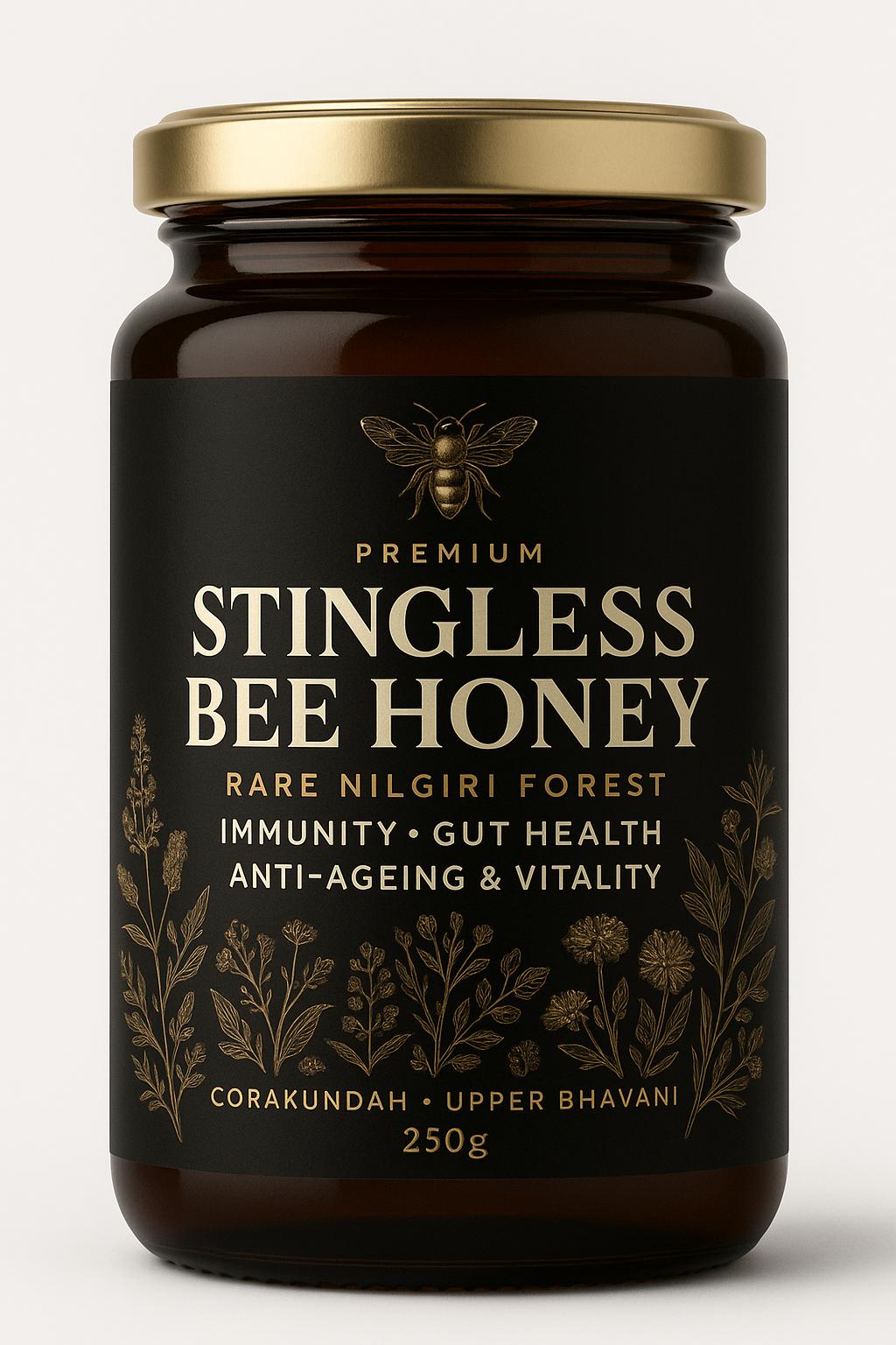 Premium Rare Stingless Bee Honey : Nilgiris | AntiAging-Gut-Immunity-Vitality